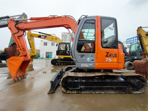 Energy-Saving Design Multi-Mode Fish <b>Pond</b> Expansion Digging 7 Ton Hitachi ZX75US Used Mini Excavator Isuzu Engine Motor Gearbox - Product Image 5