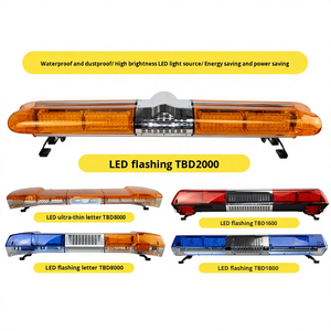 Luce di Segnalazione a LED per Tetto, per Ambulanze, Veicoli di Soccorso, Veicoli da Lavoro, Carri Attrezzi, Gestione Urbana, Camion dei Pompieri, Lampeggiante a Lunga Durata - Product Image 2