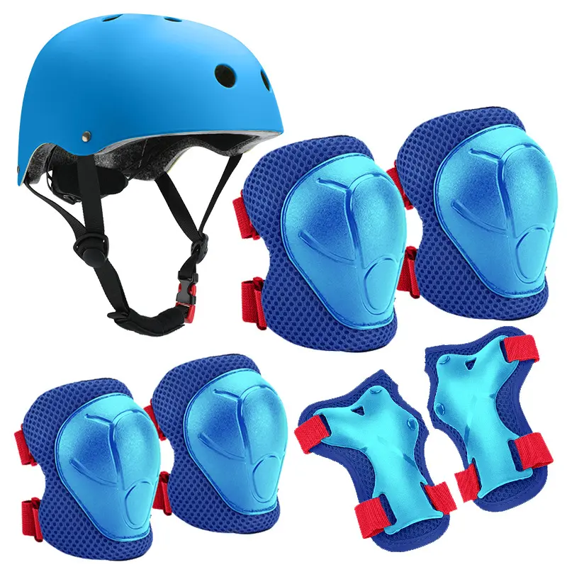 調節可能なバイクヘルメットバランスバイク厚みのあるローラースケート保護具膝肘パッド保護キッズ安全ヘルメットセット
