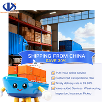 Transit maritime compétitif et fiable Chine-Europe/Royaume-Uni FCL/LCL DDP Porte-à-Porte 20GP/40HQ avec dédouanement TVA et services de transitaire