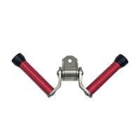 Poignée de câble rotative en V robuste et portable en acier inoxydable pour entraînement multi-angles des triceps et machine à câbles de musculation