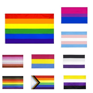 High Quality 3x5ft Polyester LGBT Rainbow <strong>Flag</strong> Quick Delivery Factory Wholesale for <strong>Pride</strong> Events Gay <strong>Lesbian</strong> Support - Product Image 2