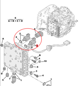 Nouvelle électrovanne de boîte de vitesses <span class=keywords><strong>automatique</strong></span> 257416 7701208174 <span class=keywords><strong>Peugeot</strong></span> 206 <span class=keywords><strong>207</strong></span> 301 306 307 Citroën C2 C3 C4 C5 C8 Xsara - Product Image 2