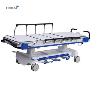 Tempat tidur troli transportasi pasien medis seluler keranjang perenggang Transfer hidrolik rumah sakit pabrik Multifungsi - Product Image 4