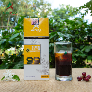 Café Molido 80% Robusta 20% Arábica, Café Cherry con Miel Amarilla, 250g, Dulce, Cafeinado, Granos de Vietnam - Product Image 1