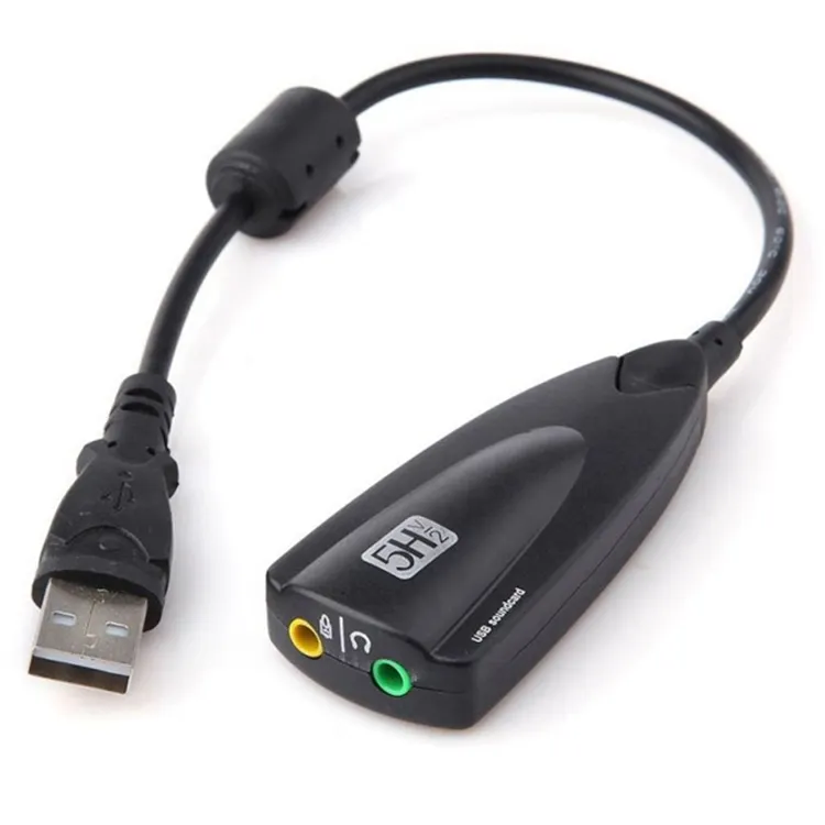 Scheda audio USB 2.0 scheda audio USB CM108 virtuale a 7.1 canali adattatore 5HV2 scheda audio esterna per Desktop portatile