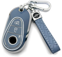Housse de clé en TPU souple avancée pour Mercedes Benz 2022-2025 E/SL/CLE/GLC/EQE/EQS Classe S