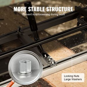 DB, venta al por mayor, aserradero portátil, motosierra de acero galvanizado de 14 "-48" con molino de barra de guía de corte de 0,2 "-11,81" para planchar 220V usado - Product Image 3