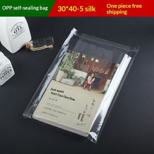 Sacs OPP transparents auto-adhésifs 30*40 pour vêtements et chaussettes, vente en gros, film plastique jetable - Product Image 2