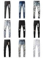 Jean décontracté coupe bootcut ample pour homme 2025, délavage moyen, taille mi-haute, en denim extensible de haute qualité, idéal pour les affaires et le quotidien, très tendance