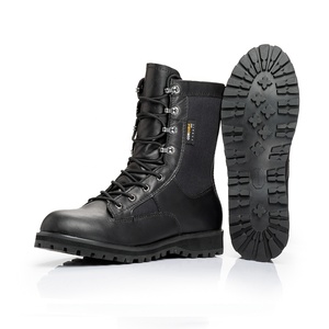 YAKEDA Echtes Leder Wasserdichte Hohe Kampfstiefel Taktische Stiefel für Männer - Product Image 1
