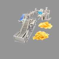 Apparatuur voor aardappelverwerkingslijnen, commerciële productielijn voor frites, verhoging van de productiecapaciteit