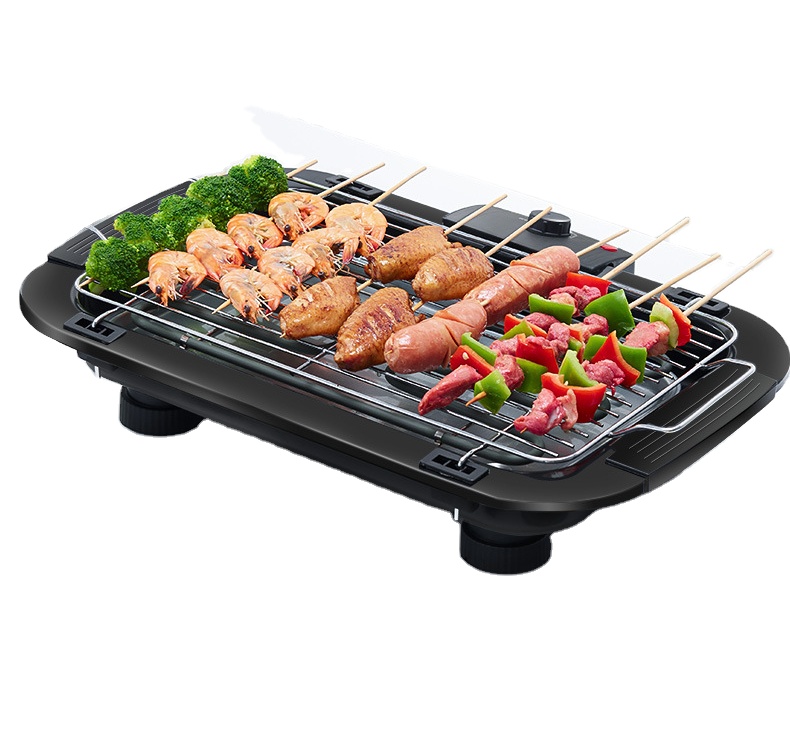 Электрический гриль для барбекю из нержавеющей стали