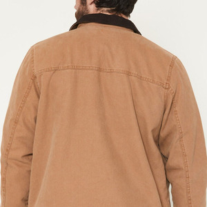 Comfortable Winter <b>Jacket</b> Best Quality Men <b>Canvas</b> <b>Jacket</b> for Winter High Street Style Plain Lightweight Breathable <b>Canvas</b> <b>Jacket</b> - Product Image 2