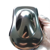 Pâte d'aluminium liquide VMP pigmentée couleur argent, spray argent chrome, peinture automobile effet miroir aluminium, paillettes métalliques pour peinture automobile