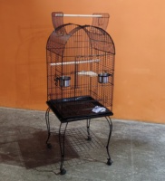 Cage à oiseaux et perroquets en fil métallique ORIENPET & OASISPET avec support, type ouvert par le haut, en stock OPT39182/OPT39183OP Produits pour animaux de compagnie