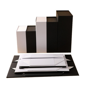 Hộp quà tặng giấy cao cấp, gấp được, màu đen, có nam châm, chất liệu bìa cứng, nắp đóng từ tính - Product Image 5