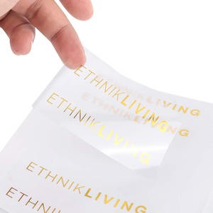 Etiquetas Personalizadas con Nombre de Marca en Lámina Dorada, Reciclables, Impermeables y Transparentes para Velas Aromáticas, Electrónica de Consumo - Product Image 4