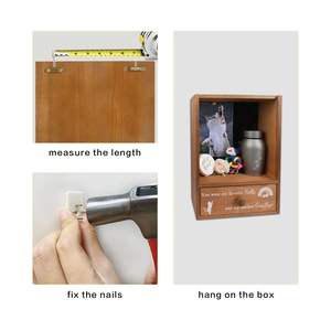 JQ กล่องภาพ<span class=keywords><strong>เงา</strong></span>ที่ระลึกสำหรับสัตว์เลี้ยงของที่ระลึกของขวัญที่ระลึกถึงแมวสำหรับการสูญเสียความเห็นใจและของขวัญที่ระลึก - Product Image 6