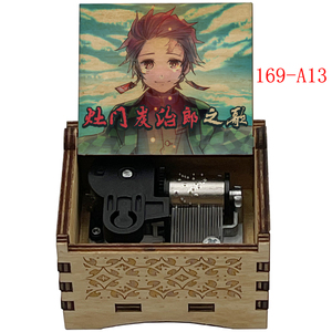 Carillon Artigianale Sankyo a Manovella, No Uta di Kamado <span class=keywords><strong>Tanjiro</strong></span> e Nezuko, Regalo di Compleanno per Fan con Valore Decorativo - Product Image 2