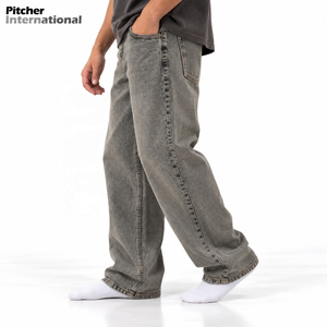 Wholesale mens <b>embroidered</b> denim <b>jeans</b> Custom mens <b>embroidered</b> denim <b>jeans</b> Denim <b>jeans</b> Streetwear Low MOQ - Product Image 3