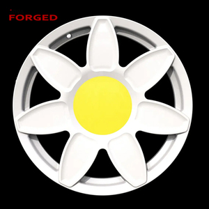 Jova 4ชิ้นสำหรับ Z4ล้อรถหรูดีไซน์กลีบดอกไม้สีขาวแบบกำหนดเอง4ชิ้นใหม่ขนาด40มม./30มม. - Product Image 2