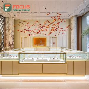 Sistema de Exhibición de Joyería Minimalista, Vitrina para Espacio de Boutique con Superficie Pulida - Product Image 1