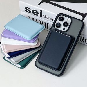ที่ใส่บัตร MagSafe สำหรับ iPhone 15 14 ซีรีส์ พร้อมโลโก้แบรนด์ส่วนตัว หลายสีให้เลือก ติดแน่นด้วยแม่เหล็ก รุ่นใหม่ - Product Image 1