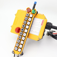 Interruptor Inalámbrico Industrial para Grúa F24-20S Multifunción, Impermeable para Exteriores, de 20 Teclas y Una Sola Velocidad