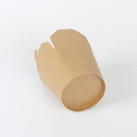 Conteneur alimentaire personnalisé, emballage jetable en papier pour nouilles, boîte à emporter pour pâtes