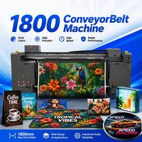 Impresora Híbrida UV Eco Solvente de 1.8m con Cinta de Malla y 4 Cabezales Epson I3200 para Impresión en Rollo y Hoja, Venta al por Mayor