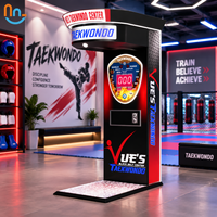 Joy2fun Street Play Amusement Coin Operated Boxautomat Electronic Punching Game Hit Arcade Boxer Boxing Machine