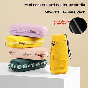 Sombrilla Plegable Ultraligera de Seis Varillas con Protección Solar del 50%, para Lluvia y Sol, Ideal para Regalo o Publicidad - Product Image 2