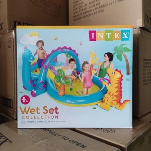 <span class=keywords><strong>Piscine</strong></span> gonflable <span class=keywords><strong>INTEX</strong></span> pour enfants <span class=keywords><strong>avec</strong></span> <span class=keywords><strong>toboggan</strong></span>, château aquatique, pulvérisation d'eau, château gonflable, dinosaure, ananas - Product Image 2