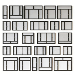 <span class=keywords><strong>Fenêtres</strong></span> à battants en aluminium à rupture de pont thermique, à double et triple vitrage, résistantes aux ouragans et à l'isolation thermique - Product Image 3