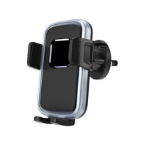 Support de téléphone universel pour voiture avec logo personnalisé OEM, fixation sur tableau de bord, grille d'aération ou pare-brise, vente en gros