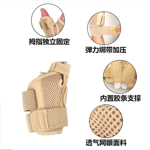 <b>Wrist</b> Brace With Thumb Support One Size Breathable Mesh Design For Sports And Daily Use - Product Image 5