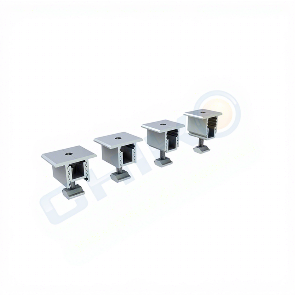 CHIKO Solar Panel Mounting Mid End Clamps CK-FZM Photovoltaic Module Installation Accessories