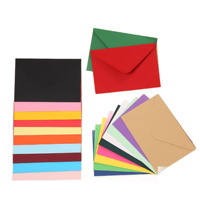 Enveloppes d'invitation professionnelles rétro couleur unie personnalisée, style occidental, en carton offset, spécialité publicitaire