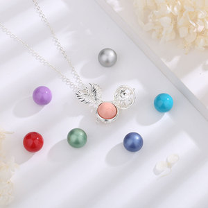 <strong>Guardian</strong> <strong>Angel</strong> Harmony Bola Locket Necklaces Trendy Christmas <strong>Gifts</strong> for Lovers - Product Image 5