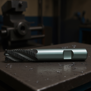 ดอกกัด HSS Co End Mill รุ่น TA1419 เคลือบ TiAlN แบบ 30 องศา เฮลิกซ์ 4 ฟลุต สำหรับงานกัดหยาบ พร้อมก้านเชื่อมแบบ Weldon - Product Image 3