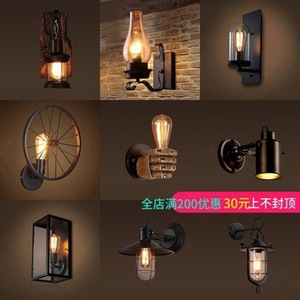 Lámpara de pared retro con bombilla LED E27 de 100 cm para dormitorio, pasillo, escalera, restaurante, bar, almacén, decoración - Product Image 3