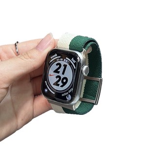 Correa de Reloj Magnética de Nailon Tejido con Hebilla en Z Ajustable, Compatible con Relojes Inteligentes Serie 11 - Product Image 6