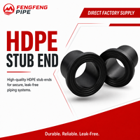 Flensa Sambungan Butt Fusion PE, Fitting Butt Fusion HDPE SDR11 SDR17 PE100, Fitting Pipa PE untuk Air Kota dan Teknik