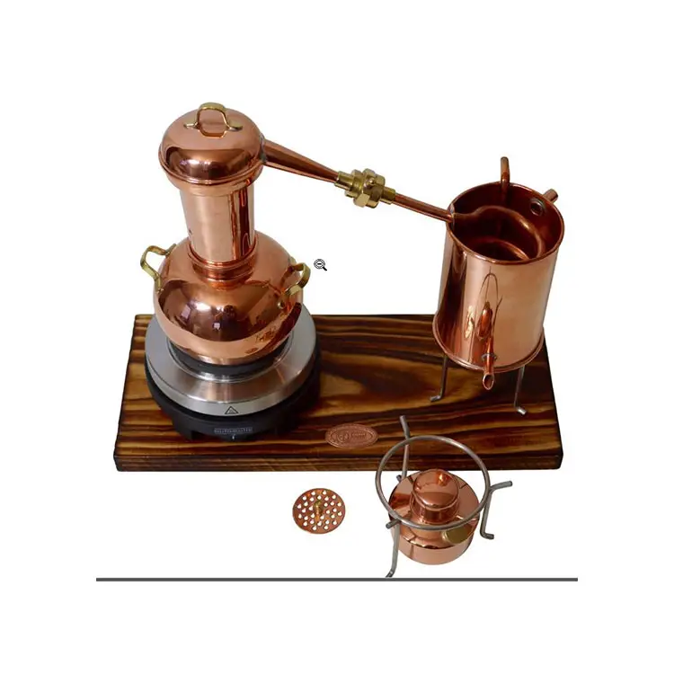 200l/300l personalizado 6 ''20 bandejas placa de cobre reflujo columna de destilación Vodka/Gin destilador