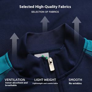 ユニセックスのティーンエイジャーのための長袖昇華サッカージャージ学生競技ユニフォームスーツ - Product Image 3