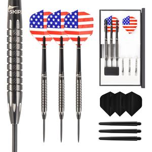 Offre exceptionnelle : Ensemble de fléchettes en tungstène fiables Tuv, fléchettes fines, fléchettes professionnelles à points pixel pour les matchs en boîte de nuit - Product Image 1