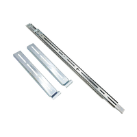Pasokan Langsung Pabrik Rel Geser Rak Stainless Steel SS304 Lapisan Seng/ED Hitam Cetakan Khusus Kabinet Jaringan Taiwan