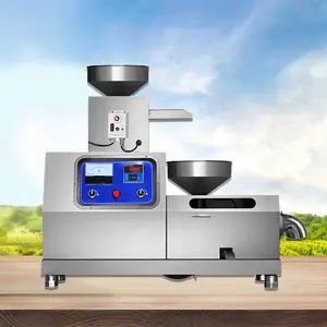 Soya yağ baskı makinesi yağ soğuk pres makinesi büyük kapasiteli ayçiçeği yağ baskı makinesi