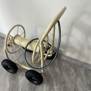 Nhiệm vụ nặng nề 4-bánh xe vườn nước Hose Reel giỏ hàng di động ngoài trời trồng công cụ bột bọc thép với OEM tùy chọn tùy biến - Product Image 5